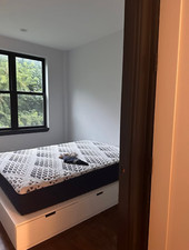 White ikea bed for sale  Brooklyn