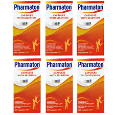 Cápsulas Pharmaton 6 X 100s com extrato de ginseng e impulsionador de energia de selênio comprar usado  Enviando para Brazil