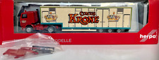 Herpa 1:87 155977 Scania 143 M Jumbokoffer CIRCUS Krone - TOP + OVP A525 comprar usado  Enviando para Brazil