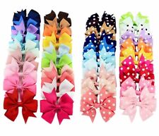 20 peças 3" fita bebê meninas boutique cabelo laços clipe para adolescentes meninas crianças comprar usado  Enviando para Brazil