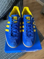 Adidas blue yellow for sale  UK