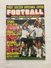 Football monthly 1980 for sale  BRACKNELL