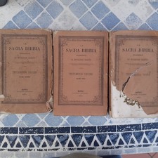Sacra bibbia volgarizzata usato  Catania