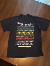 Camisa Rudimentar Peni La Armada Anarcho Punk Grass, Subhumans, Germs Tamanho M, usado comprar usado  Enviando para Brazil