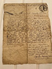 Lettre ancienne 1776 d'occasion  La Bégude-de-Mazenc