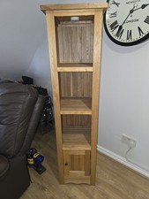 Solid oak bookcase for sale  WARWICK
