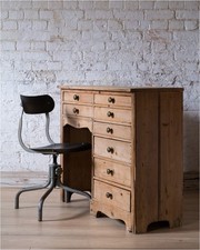 Victorian pine desk for sale  SANDY