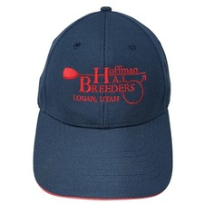 Hoffman A.I. Boné Breeders Logan Utah Bank Your Bull ajustado azul sistema operacional Nu-Fit KC, usado comprar usado  Enviando para Brazil