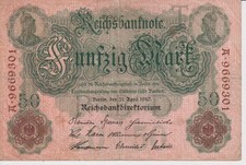 Deutsches reich reichsbanknote gebraucht kaufen  Eilenburg
