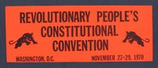 Festa dos Panteras Negras 1970 Howard University, Huey Newton, Convenção de Washington  comprar usado  Enviando para Brazil