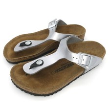 Birkenstock gizeh silver for sale  Sparta