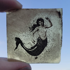 Stained glass mermaid for sale  BATTLE