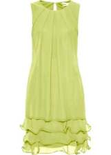 Chiffonkleid rüschen mintgrü gebraucht kaufen  Deutschland