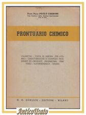 Prontuario chimico paolo usato  Bari