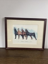 Pintura emoldurada Tennessee Walker andando CAVALO ARTE IMPRESSÃO - GARANHÕES FAMOSOS comprar usado  Enviando para Brazil