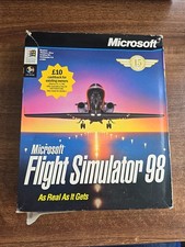 Usado, Microsoft Flight Simulator 98 - PC Big Box (inc. Manual do piloto) comprar usado  Enviando para Brazil