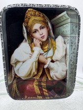 Fedoskino russian lacquer for sale  Stonington