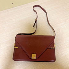 Usado, Bolsa de ombro feminina autêntica Must de Cartier com aba logotipo 2C bolsa envelope de couro comprar usado  Enviando para Brazil