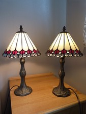 tiffany bedside lamps for sale  WIGSTON