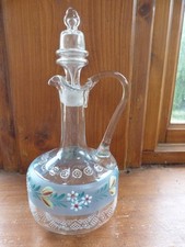 blue bohemian glass decanter for sale  LLANFAIRPWLLGWYNGYLL