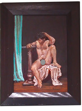 Peinture huile encadrée d'occasion  France