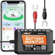 ANCEL BM300 PRO 6V 12V 24V KFZ Batteriemonitor IP67 Wasserdicht Batteriewächter comprar usado  Enviando para Brazil