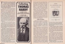 Collecting thomas hardy. for sale  SHREWSBURY