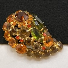 Vintage orange crystal for sale  Pompano Beach