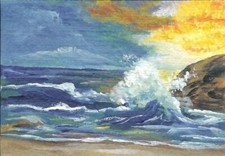 Aceo seascape sunset for sale  Jonesborough