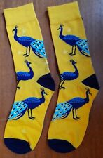 Novelty peacock socks for sale  ENFIELD