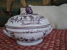 Soupière faience manganèse d'occasion  France