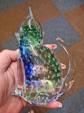 Murano bubble cat for sale  INVERURIE
