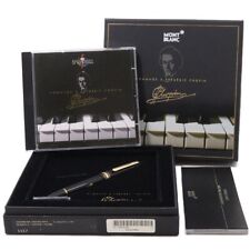 Caneta-tinteiro Montblanc Meisterstuck 145 nova na caixa ouro com Chopin CD Ioki peão Sh comprar usado  Enviando para Brazil