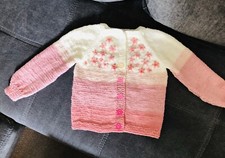Jacke mädchen handgestrickt gebraucht kaufen  Braunschweig