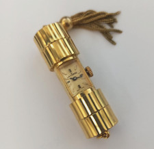 Pingente de relógio escondido vintage feito na Suíça LA FORGE design borla tom dourado anos 60 anos 70 comprar usado  Enviando para Brazil
