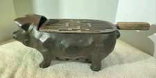 Grelha de mesa vintage de ferro fundido porco hibachi/barril cracker comprar usado  Enviando para Brazil