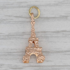 Pingente lembrança berloque torre Eiffel ouro rosa 18k Paris França comprar usado  Enviando para Brazil