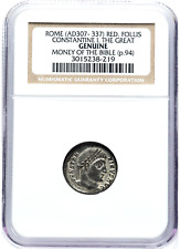 ROMA (AD307-337) VERMELHO. Dinheiro da Bíblia Constantine I, The Great Follis NGC comprar usado  Enviando para Brazil