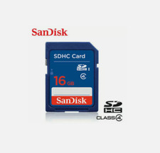 SanDisk 16GB Class4 SD SDHC SDSDB-8192 C4 Blue Memory Card Standard comprar usado  Enviando para Brazil