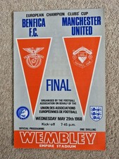 1968 european cup final for sale  WELLS