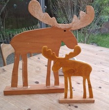 Weihnachtsdeko elch mama gebraucht kaufen  Ruppertshofen