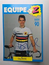 Autografo greg lemond usato  Guidonia Montecelio
