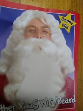Deluxe santa wig for sale  WATFORD