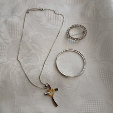 Kette kreuz anstecker gebraucht kaufen  Essen
