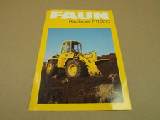 Prospekt faun f1100 gebraucht kaufen  Merseburg
