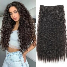  Clipes sintéticos de onda longa 5 clipes para extensões de cabelo em fibra de alta temperatura  comprar usado  Enviando para Brazil