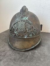 Ancien casque pompiers d'occasion  Aix-les-Bains