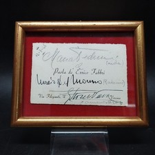 Quadretto con autografi usato  Forli
