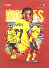 2023 24wolves programmes for sale  RINGWOOD