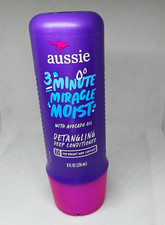 Aussie 3 Minute Miracle Moist Detangling Condicionador Profundo, Sem Parabeno, 8 fl oz, usado comprar usado  Enviando para Brazil